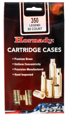 Hornady Unprimed Cases, Horn 87296   Unp Case 350 Legend              50/5