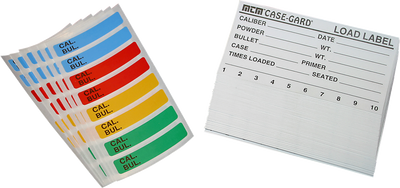 Mtm Universal Reloading Labels, Mtm Ll1         Reloading Labels 50pk