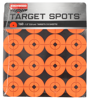 Birchwood Casey Target Spots, Bir 33904          Target Spots 1.5"160pk Orn