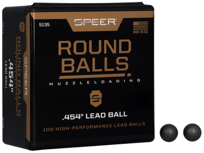 Speer Ammo Lead Balls, Speer 5135      Round Balls .454             100/5