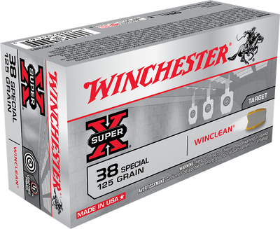 Winchester Ammo Super X, Win Wc381           38sp    125 Jfpwcln      50/10