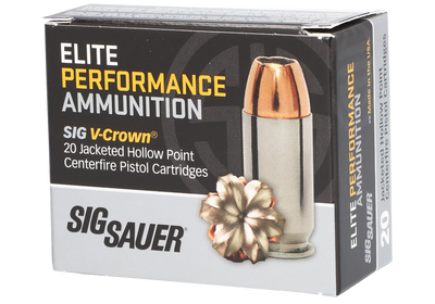 Sig Sauer Elite Defense, Sig E10mm200-20          Vcrwn 10mm 200 Jhp  20/10