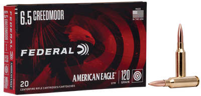 Federal American Eagle, Fed Ae65crd2       6.5crd   120 Otm          20/10