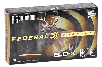 Federal Premium, Fed P65crdeldx1    6.5crd  143 Eldx          20/10