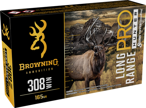 Browning Ammo Long Range Pro, Brna B192503082    308 Lrph 165gr            20/10