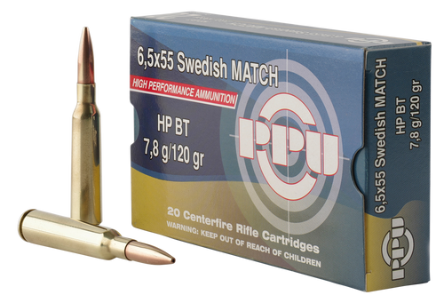 Ppu Match, Ppu Ppm6        6.5x55 Swed 120 Match        20/10