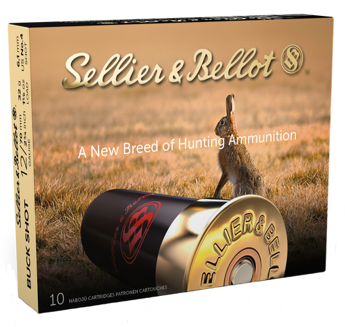 Sellier & Bellot Hunting, S&b Sb12bsh        12ga 2.75  4b 21pel       10/25