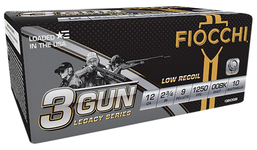 Fiocchi 3-gun Match, Fio 12bk3g00 3 Gun Match Lr 12 2.75 Buck 9oz 10/25