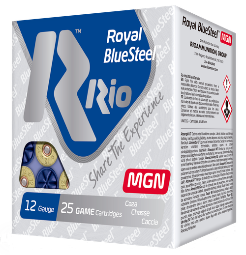Rio Ammunition Royal Bluesteel, Rio Rbsm364    Roy Blustl 12 3in 4 Stl  11/4 25/10