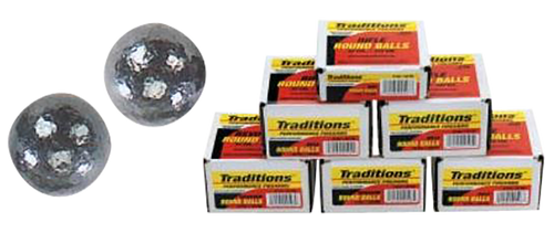 Traditions Rifle Round Balls, Trad A1241    Rifle  Round Ball .490  20