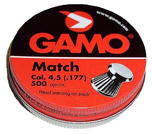 Gamo Match, Gamo 6320034bl54  Pellet Fn           500ct    177