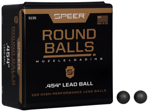 Speer Ammo Lead Balls, Speer 5135      Round Balls .454             100/5