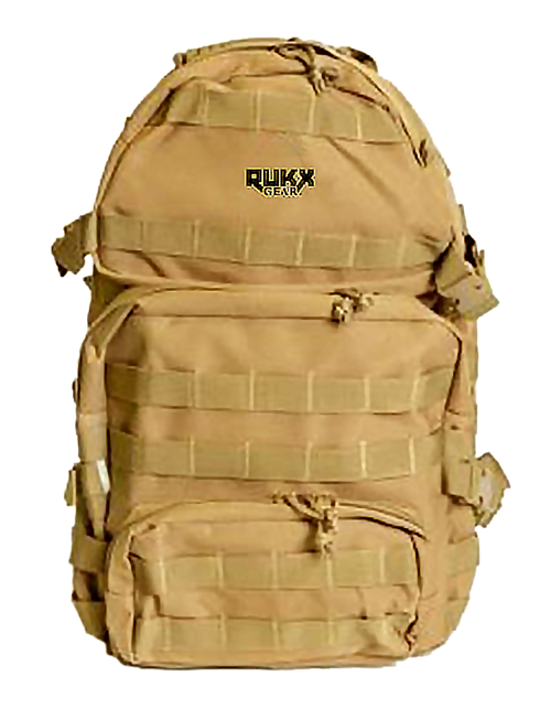 Rukx Gear Tactical, Rukx Atict3dt   Tact 3 Day Backpack Tan