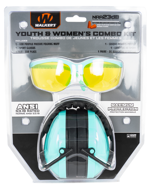 Walkers Game Ear Folding Muff, Wlkr Gwp-ywfm2gfp-ltl  Yth Women Pass Muff Glasses