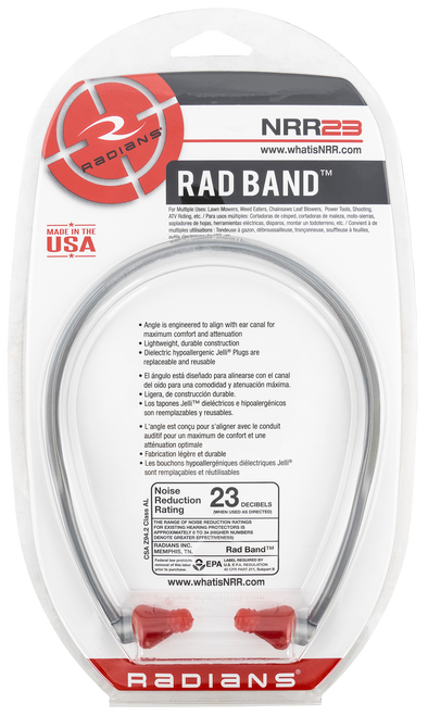 Radians Rad-band, Rad Rb1150     Rad Band Plugs Nrr23