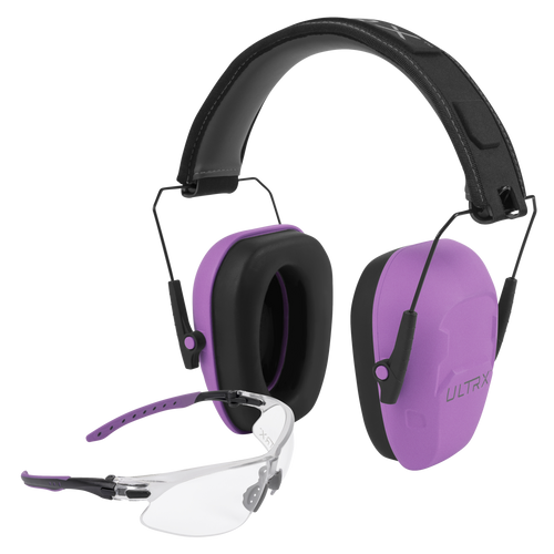 Allen Ultrax, Allen 4155  Ultrx Shield Ear/ Eye Prot Plum