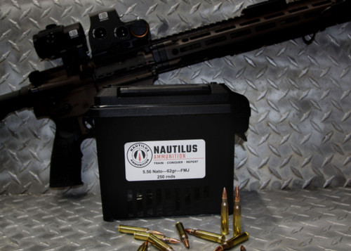 5.56x45 NATO - 250 Round ammo can.