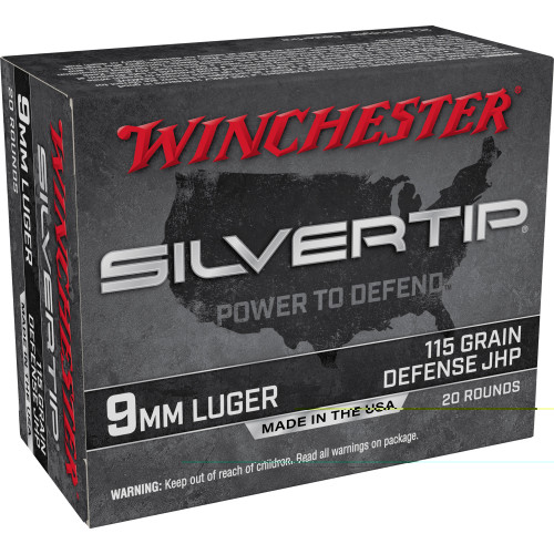 Win Silvertip 9mm 115gr Hp 20/200