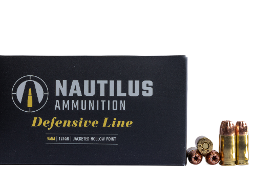 Nautilus 9mm 124GR Hollow Point - 50 ROUND BOX