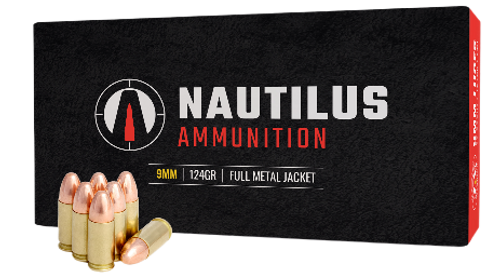 Nautilus 9mm 124gr FMJ - 50 ROUND BOX