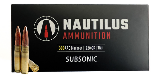 Nautilus 300 BLACKOUT SUBSONIC -  20 TO 500 ROUNDS