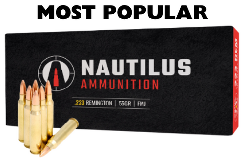 .223 Remington 55gr FMJ.