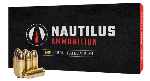 Nautilus 9mm 115GR FMJ SUBSCRIPTION - FREE SHIPPING