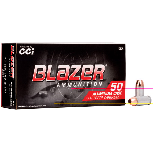 Blazer 40sw 165gr Fmj 50/1000