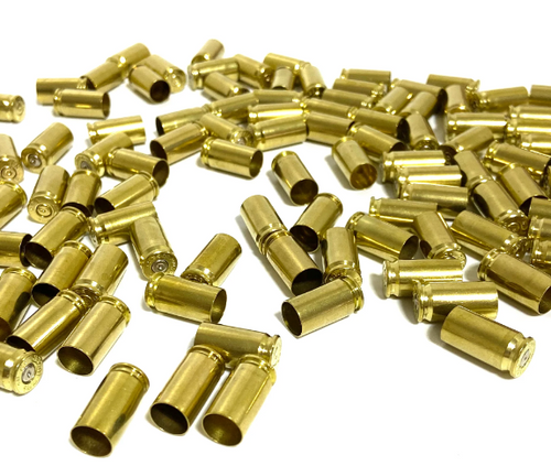 9MM Pistol Brass - Washed & Polished - 250 To 1000 Rounds