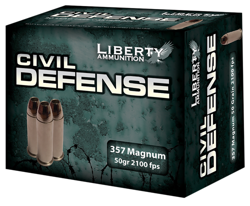 Liberty Ammunition Civil Defense, Liberty La-cd-357-030  357  50gr             20/50