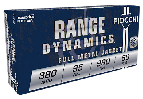 Fiocchi Range Dynamics, Fio 380ap     380        95 Fmj              50/20