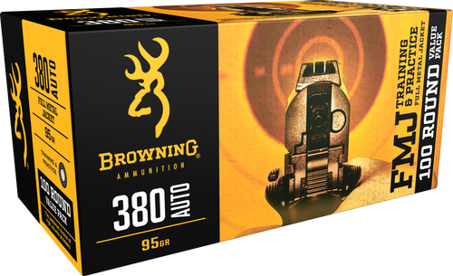 Browning Ammo Fmj, Brna B191803804    380     95 Fmj Value Pk  100/05