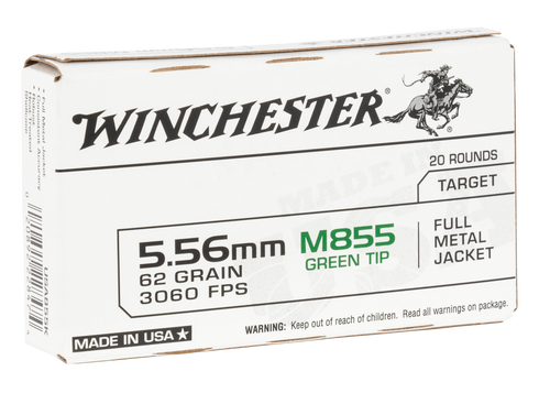 Winchester Ammo Usa, Win Wm855k          5.56     62 Fmj Lc       20/50