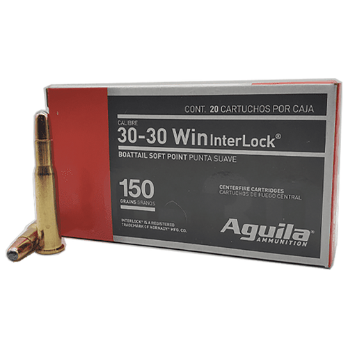 Aguila , Aguila 80801ag       3030win Interlck 150gr  20/10