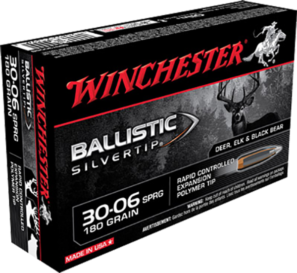 Winchester Ammo Ballistic Silvertip, Win Sbst3006b       3006    180 Blst         20/10