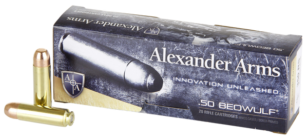 Alexander Arms Round Shoulder, Alex Ab350rsbox  50 Beowulf 350 Round Shldr  20/10