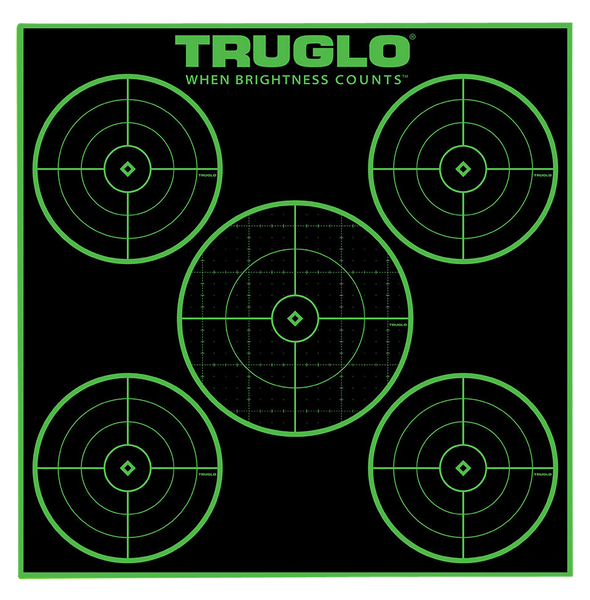 Truglo Tru-see, Tru Tg-tg11a25    Target 5-bullseye 12x12 25pk