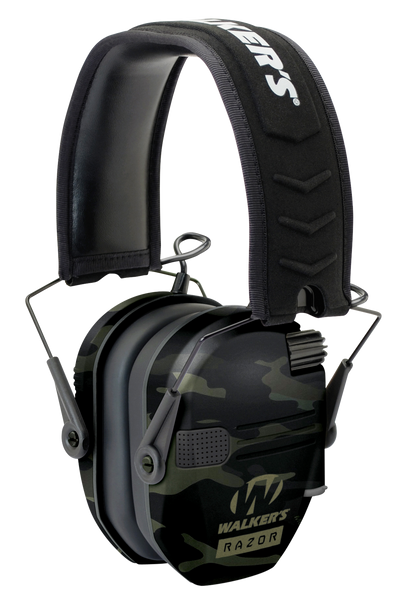 Walkers Game Ear Razor Slim Electronic, Wlkr Gwp-rsem-mccg     Razr Slm Elc Muf Mlt Cam Bk