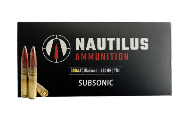 Nautilus 300Blk SUBSONIC--220Gr Spire Point--SUBSCRIPTION - FREE SHIPPING