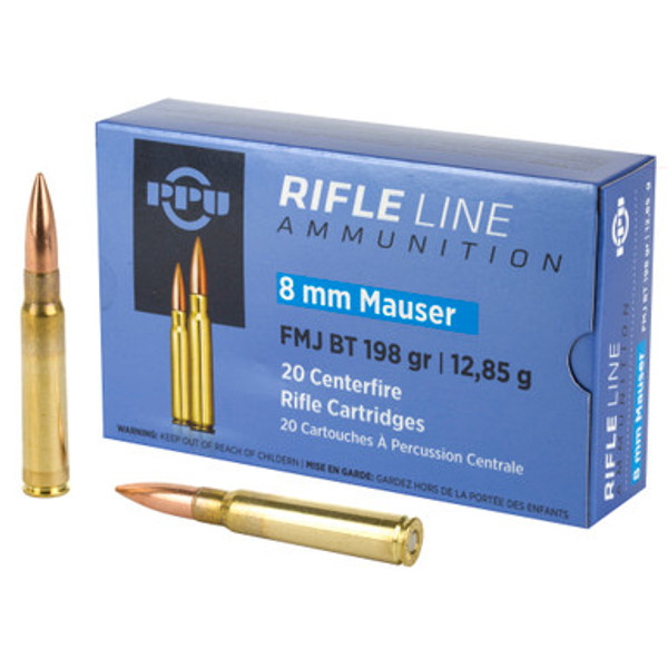 Ppu 8mm Mauser Fmj 198gr 200