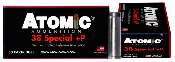 Atomic Pistol, Atomic 00419 38spc+p     148 Lead Hp         50/10 Atomic Pistol, Atomic 00419 38spc+p     148 Lead Hp         50/10