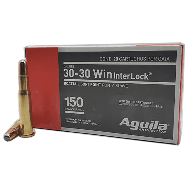 Aguila , Aguila 80801ag       3030win Interlck 150gr  20/10