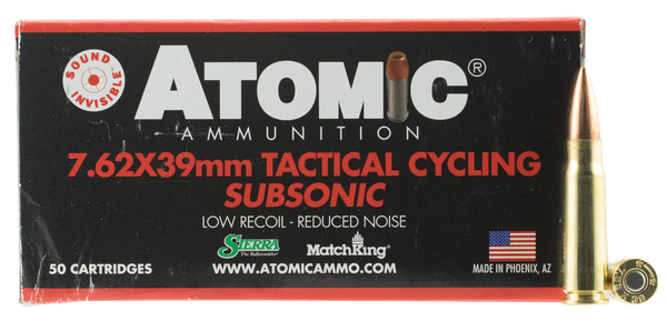 Atomic Rifle, Atomic 00474 7.62x39     220 Cycling Tac Sub 50/10