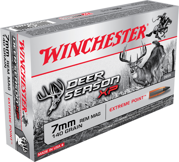 Winchester Ammo Deer Season Xp, Win X7ds            7mm     140 Ep Deer      20/10