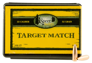 Speer Bullets Rifle Plinking Speer 1036 Bull 224 52 Hpbtmatch 1005  FAST FLAT RATE SHIPPING