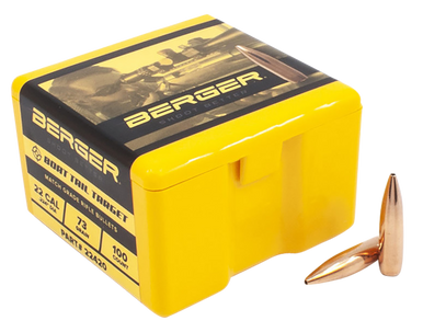Berger Bullets Target, Berg 22420 Bull .224 73g Target Bt 100 - FAST FLAT RATE SHIPPING!