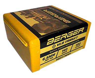 Berger Bullets Vld Target Berg 26401 Bull 264 140g Trgt Vld 100  FAST FLAT RATE SHIPPING
