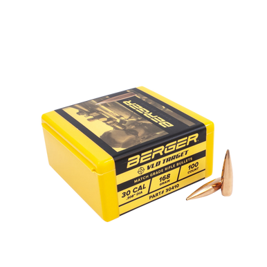 Berger Bullets Vld Target, Berg 30410 Bull .308 168g Trgt Vld 100 - FAST FLAT RATE SHIPPING!
