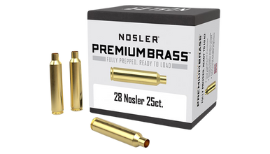 Nosler Premium Brass, Nos 10150 Custom Brass 28 Nosler 25 - FAST FLAT RATE SHIPPING!