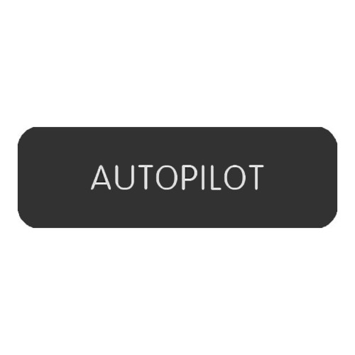 Blue SeaLarge Format Label - "Autopilot" [8063-0043]